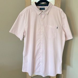 William Murray Short Sleeve Button Down Golf Shirt, Large